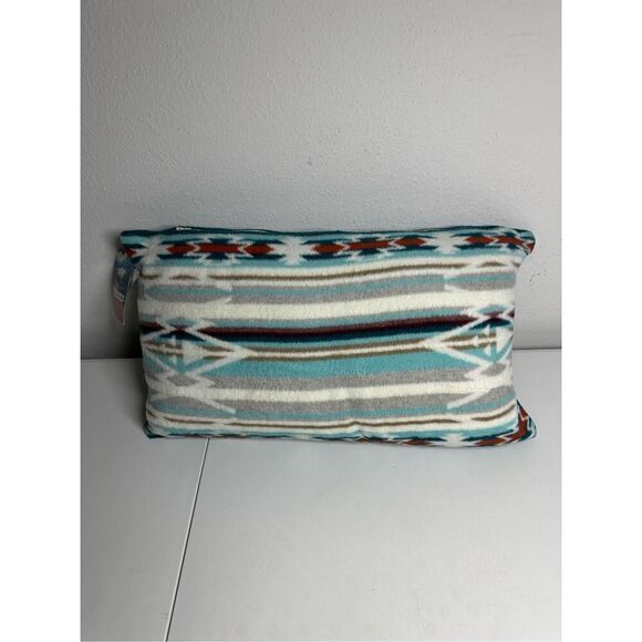Rare NWT The Alpine Chalet Southwestern Aztec Soft Plush Pillow 22”x12” Feather - Picture 1 of 13